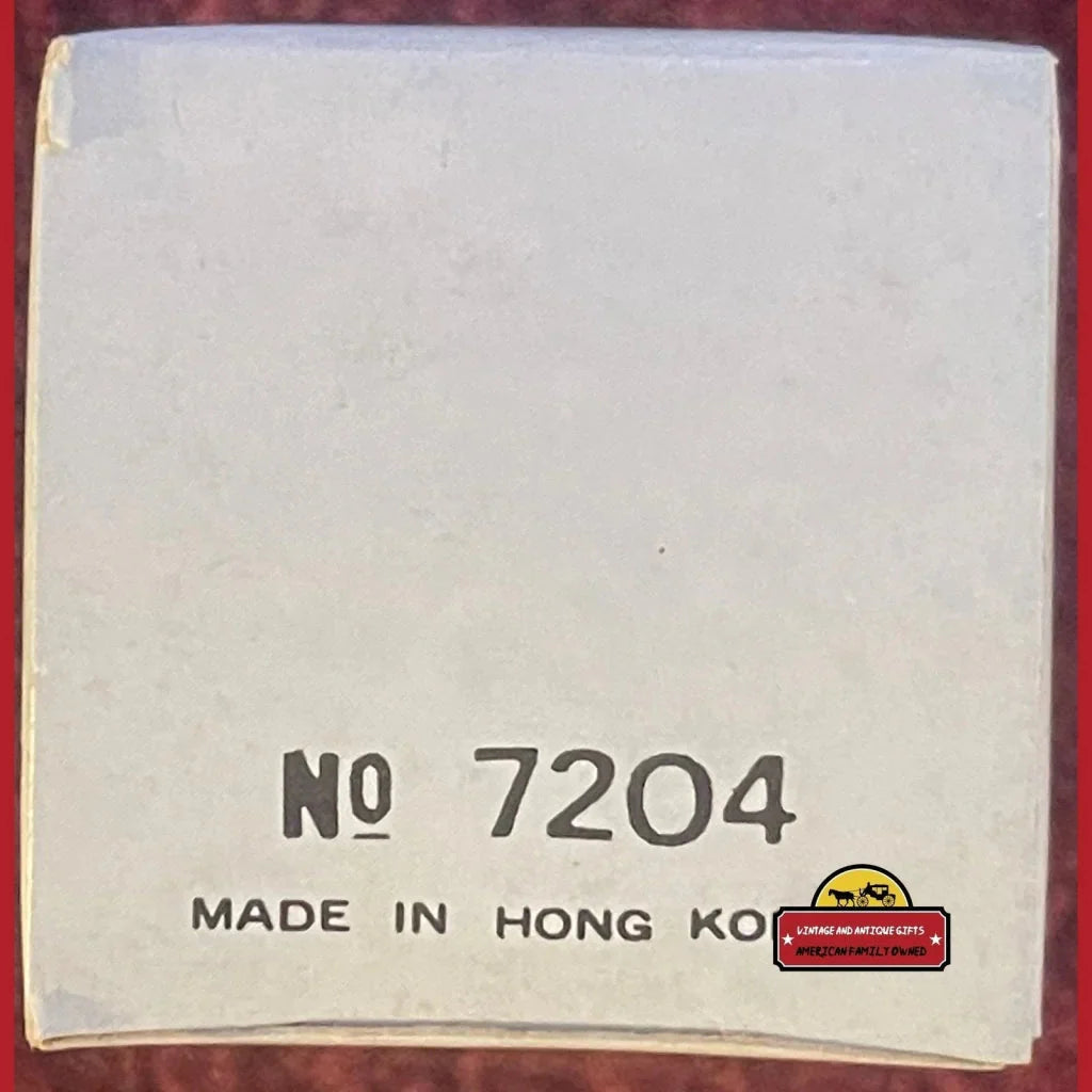 White handkerchief with No 7204 MADE IN HONG KONG text for Globe Pencil Sharpener