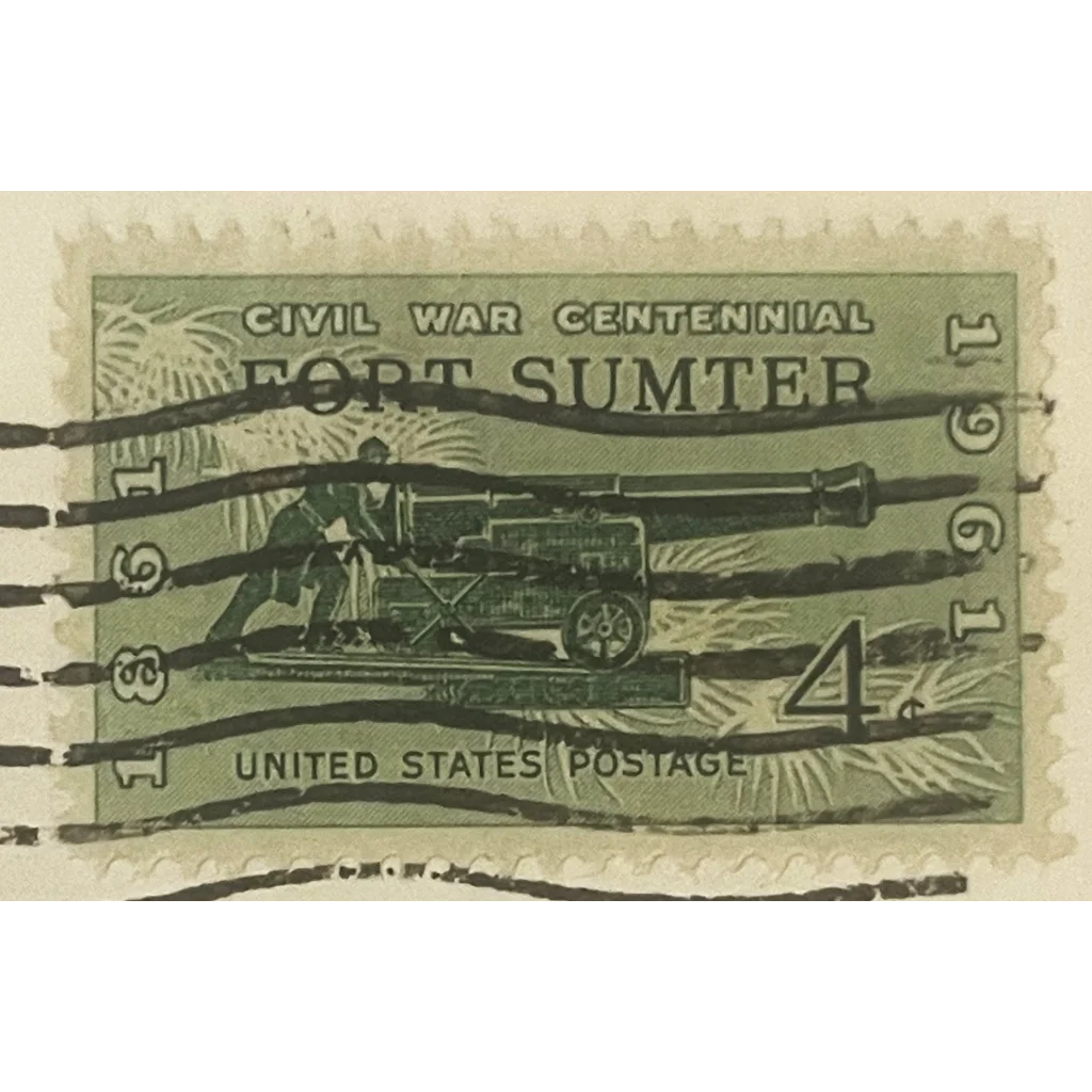 Vintage 1961 📯 Civil War Centennial Series Jefferson Davis Stamped Envelope Collectibles Rare