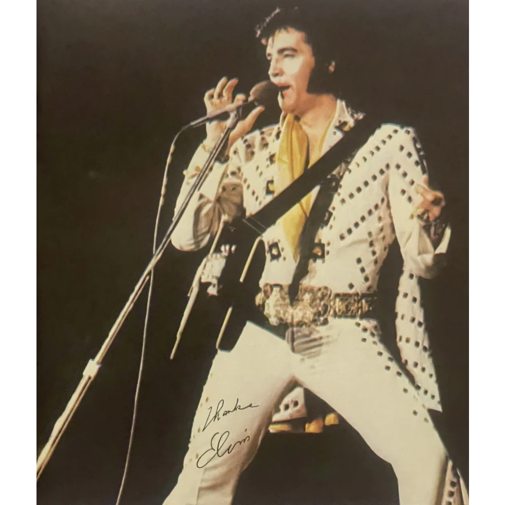 Vintage 1970s Elvis Presley Commemorative RCA Records Promo Book Advertisements and Antique Gifts Home page Rare