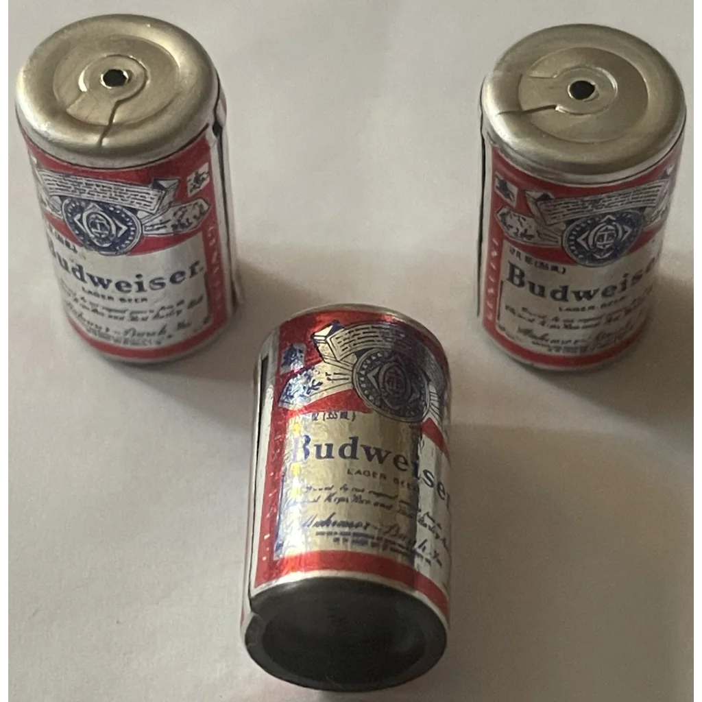 Vintage 1970s Mini Budweiser Beer Can Vending | Gumball Never Opened! Collectibles Antique Collectible Items