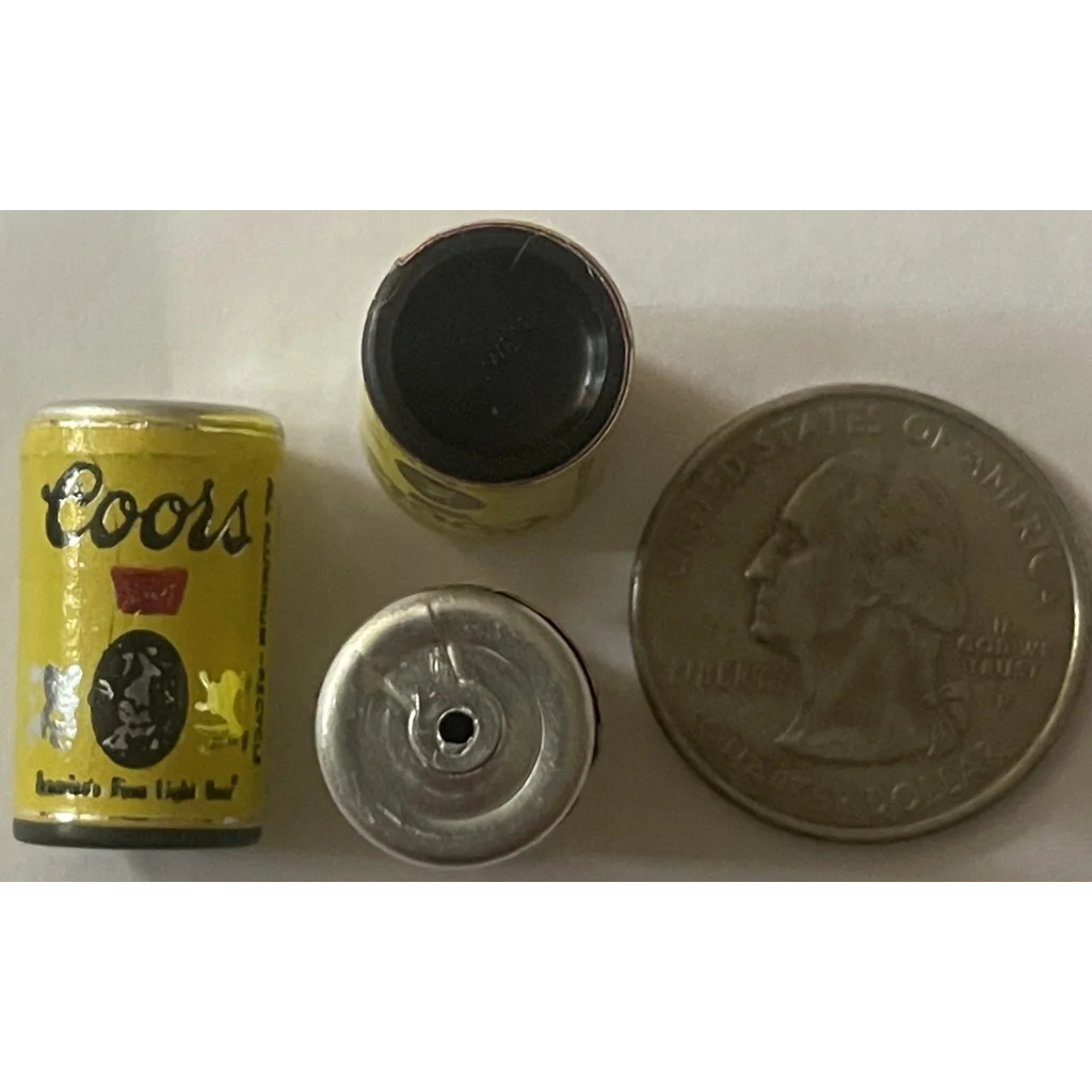 Vintage 1970s Mini Coors Beer Can Vending | Gumball Never Opened! - Collectibles - Antique And Alcohol Memorabilia.