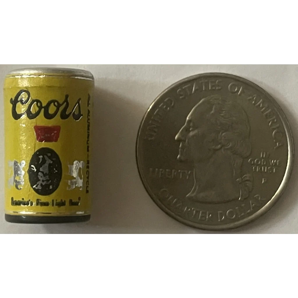Vintage 1970s Mini Coors Beer Can Vending | Gumball Never Opened! Collectibles Authentic Vending: