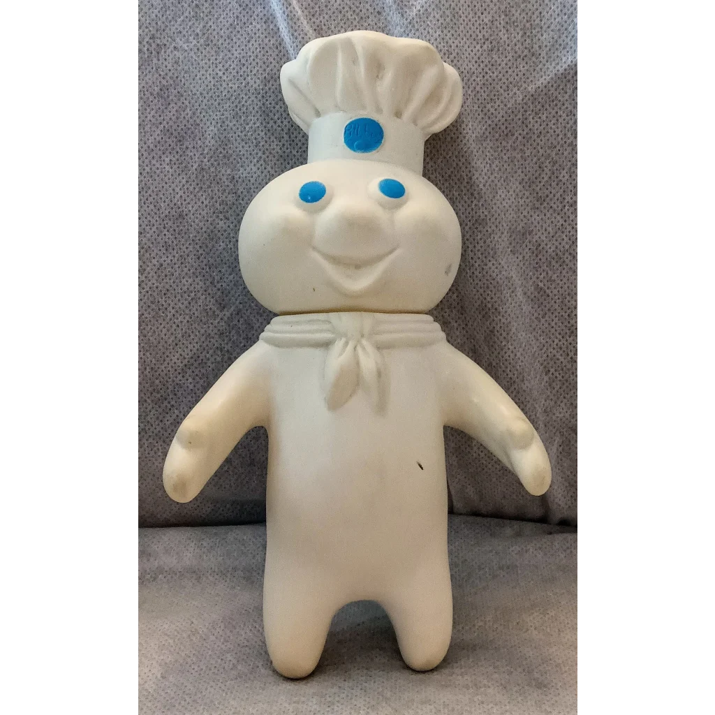 Vintage 1971 Pillsbury Doughboy rubber doll with swivel head