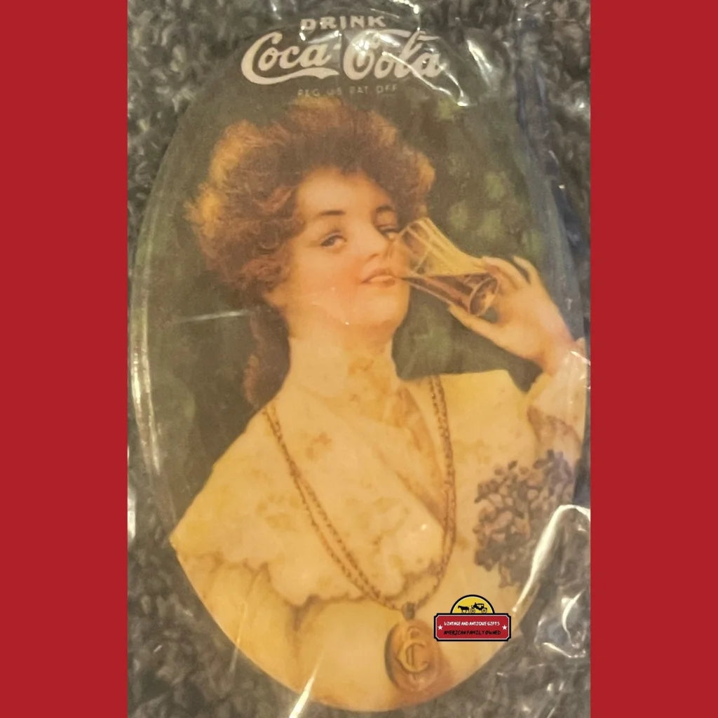Vintage 1973 Coke Coca Cola Mirror Unopened In Package Incredible Memorabilia - Advertisements - Antique Misc.