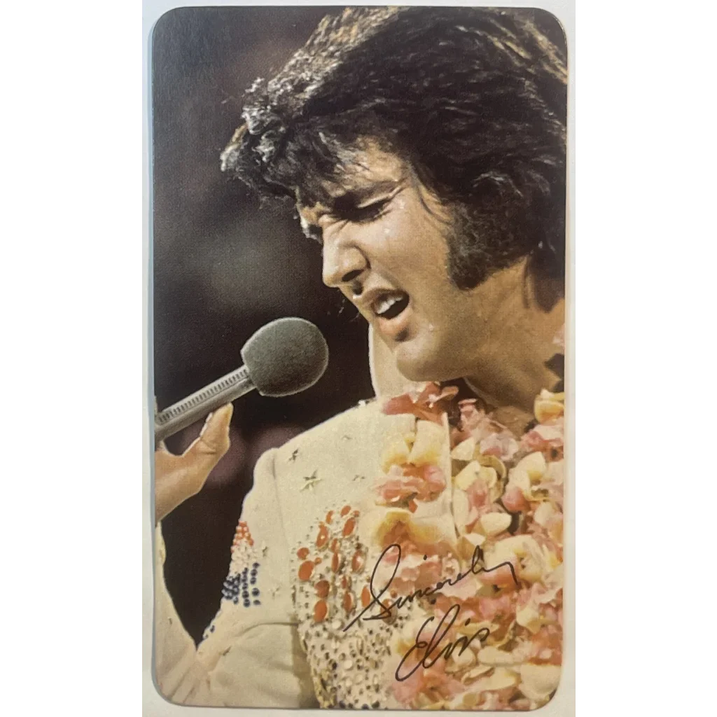 Vintage 1974 Elvis Presley Card Calendar RCA Records Aloha from Hawaii! Collectibles Get Nostalgic with Calendar: