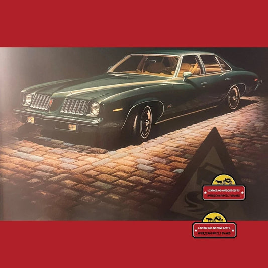 Vintage 1974 Pontiac Grand Am Dealer Brochure Mi Advertisements Antique Collectible Items | Memorabilia Rare - Pristine