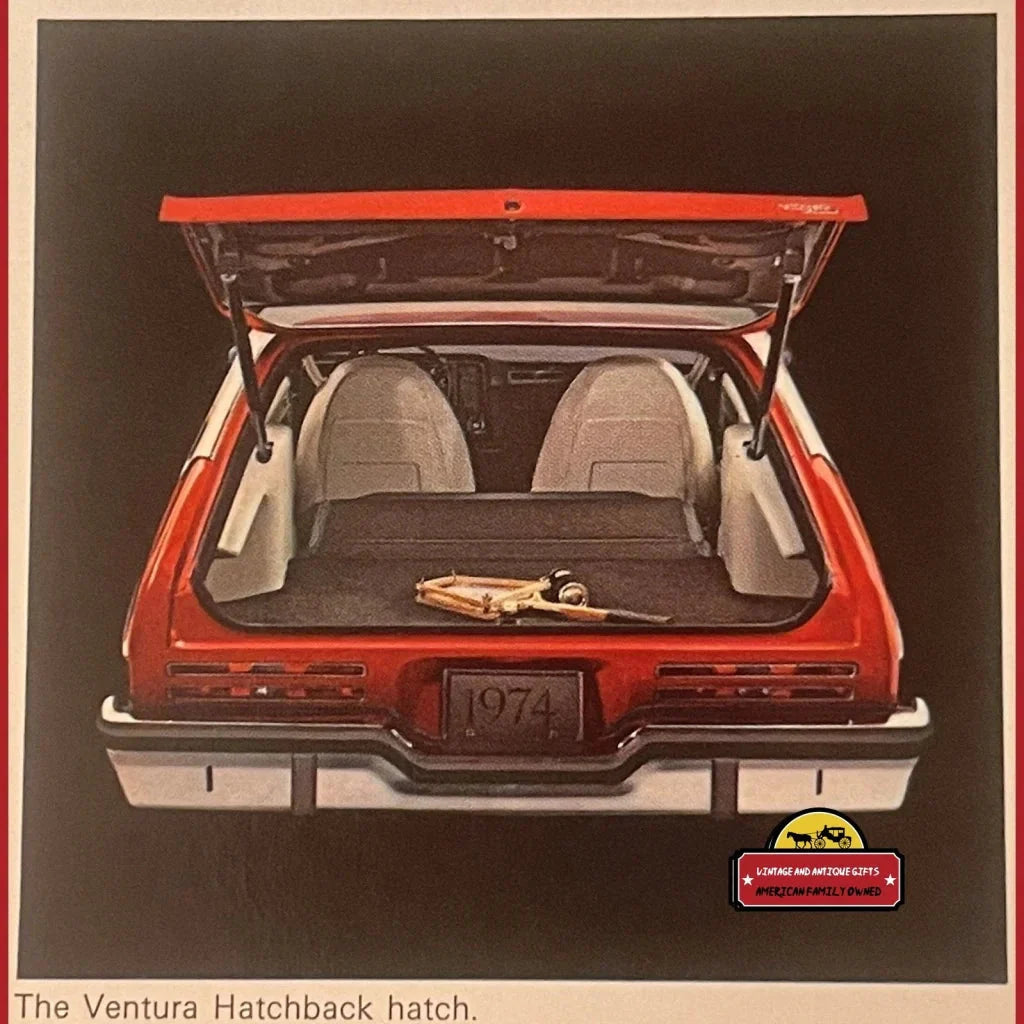Vintage 1974 Pontiac Ventura Dealer Brochure Last Car And Year Of Gto Mi Advertisements Rare - GTO Mint Condition