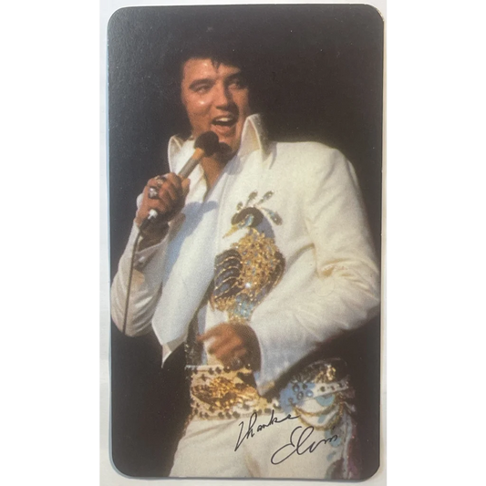 Vintage 1975 Elvis Presley Card Calendar RCA Records Rock and Roll Memorabilia Collectibles Calendar: