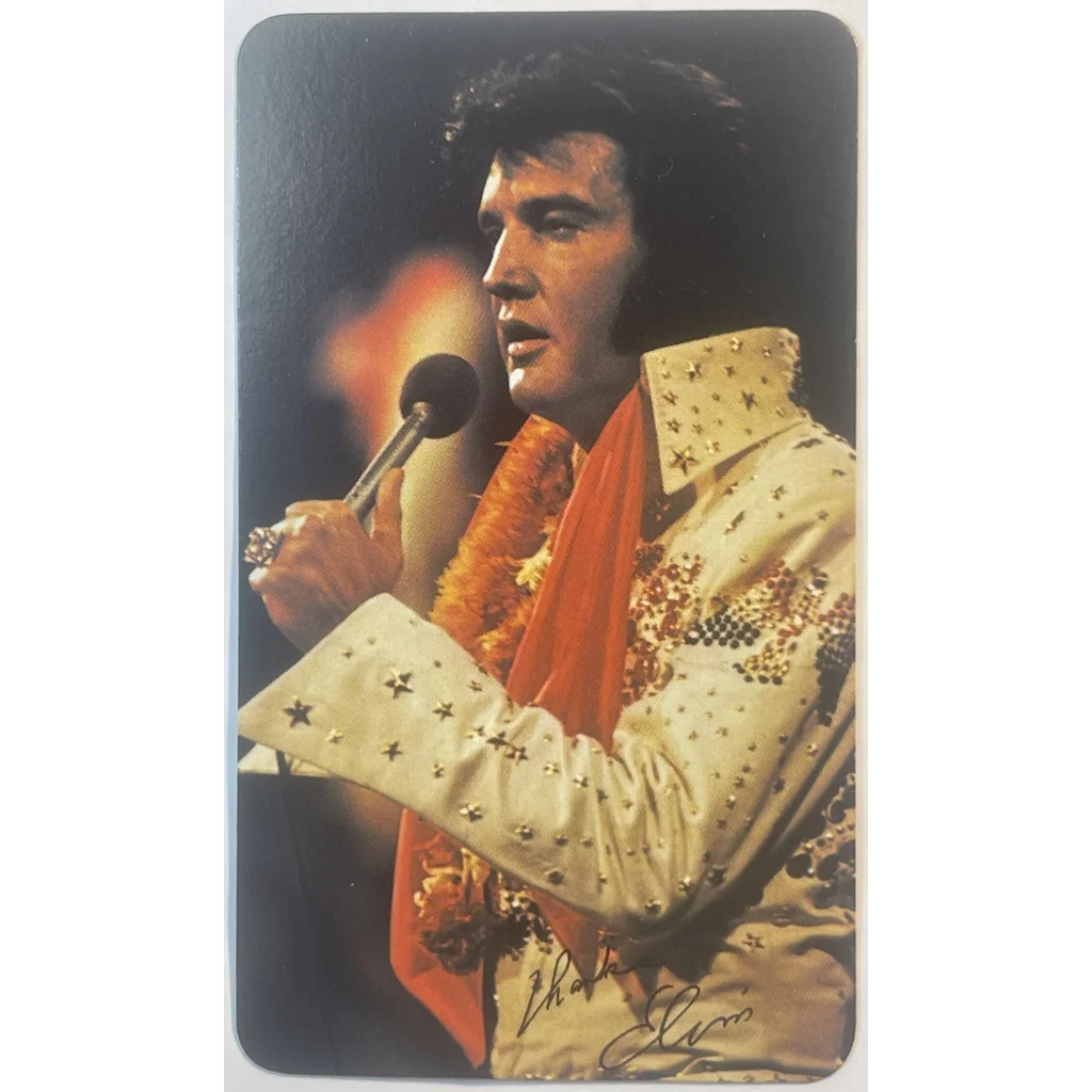 Vintage 1976 Elvis Presley Card Calendar RCA Records A Year Before His Tragic Death! Collectibles Step into Elvis’