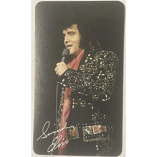 Vintage 1977 🎸 Elvis Presley Card Calendar RCA Records Year of His Death Advertisements Rare Calendar: