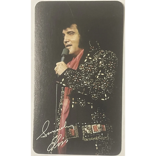 Vintage 1977 🎸 Elvis Presley Card Calendar RCA Records Year of His Death Advertisements Antique Collectible Items
