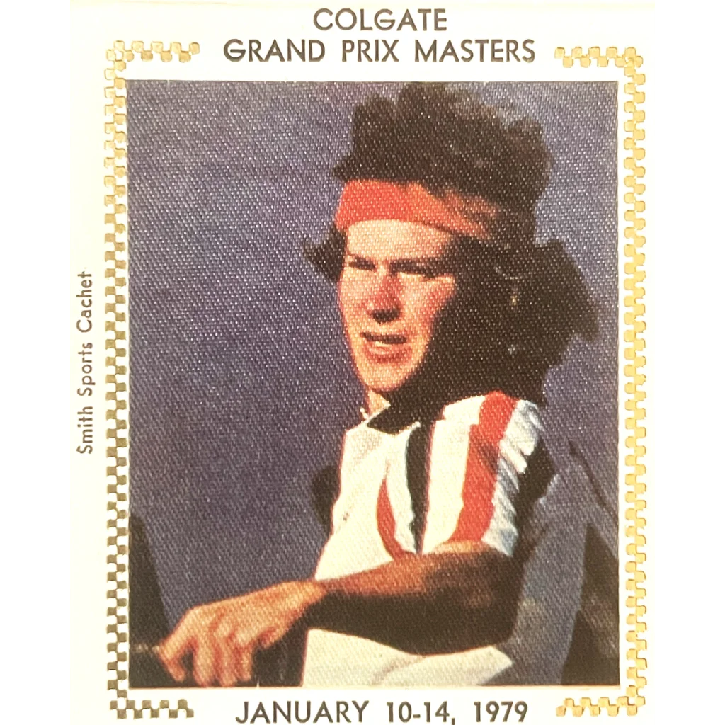 Vintage 1979 🎾 John McEnroe Embossed Stamped Envelope First Rookie Masters Win! Collectibles and Antique Gifts Home