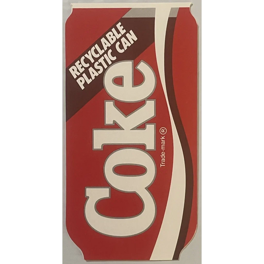 Vintage 1980s Coke Coca Cola Plastic Can Pamphlet Biggest Flop in History? Advertisements Rare - Soda Flop!