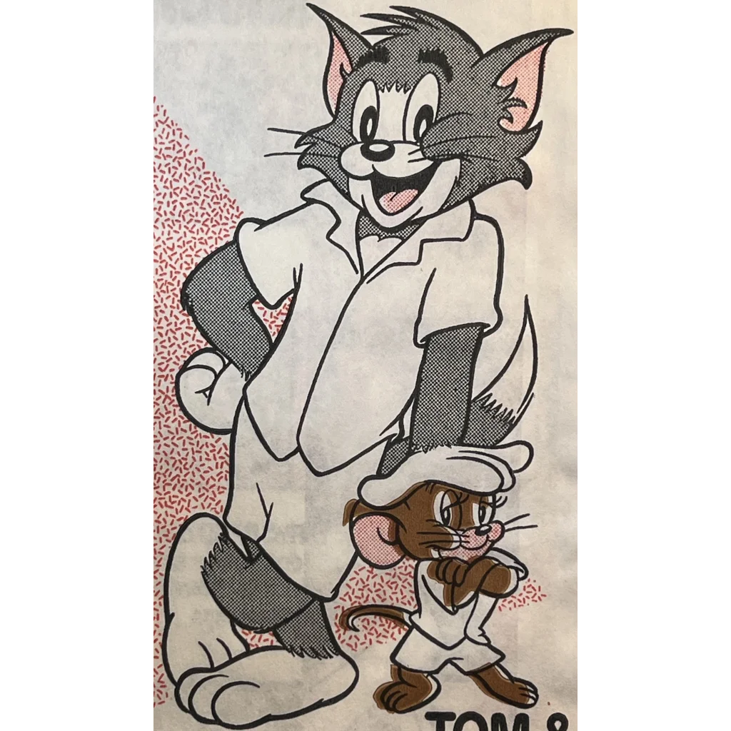 Vintage 1980s 💖 Tom and Jerry McDonald’s Happy Meal Bag Droopy Spike Too! Collectibles Antique Collectible Items