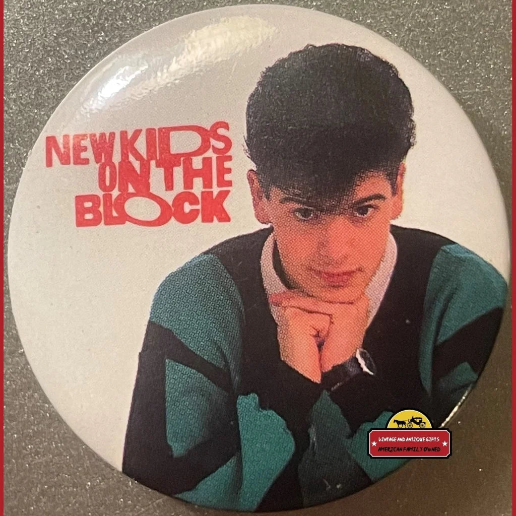 Vintage New Kids On The Block Pin Jordan Knight Boston Ma 1980s Nkotb - Advertisements - Buy Collectible Items |