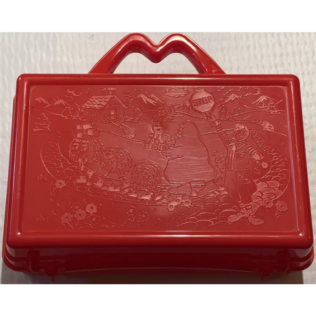 Vintage 1980s McDonald’s Lunch Crafts Storage Box with Original Stickers Collectibles Antique Collectible Items