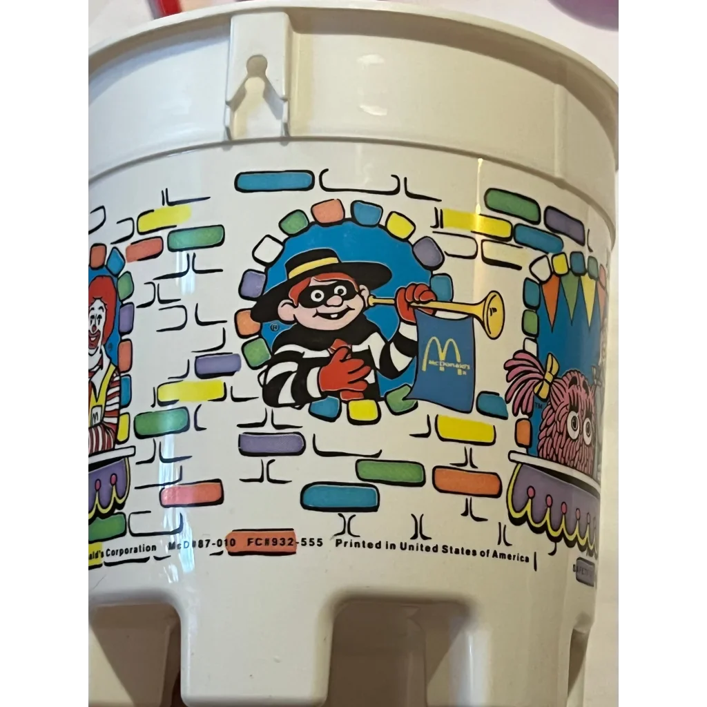 McDonald’s colorful cup featuring fun characters for your Super Summer Sandcastle Bucket