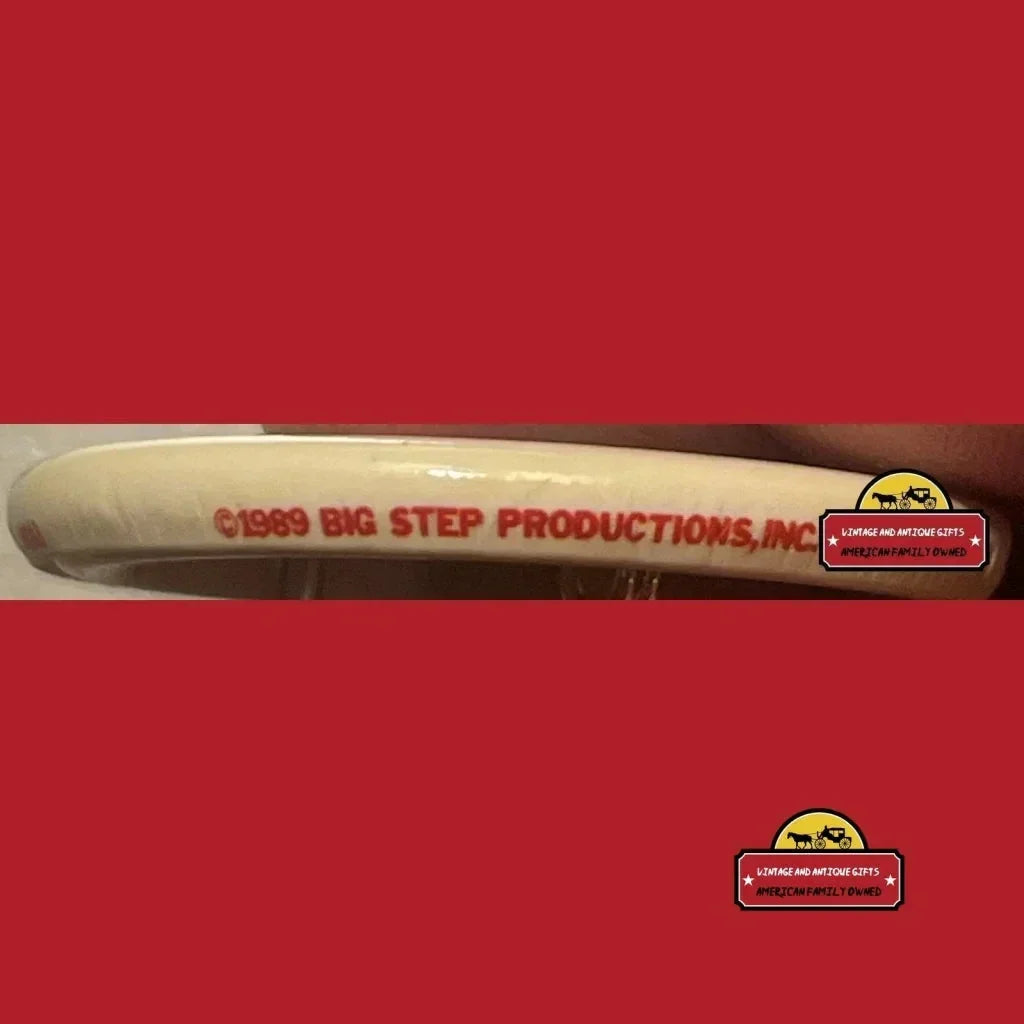 Baseball bat marked with ©1988 BIG STEP PRODUCTIONS for Donnie Wahlberg vintage collectible