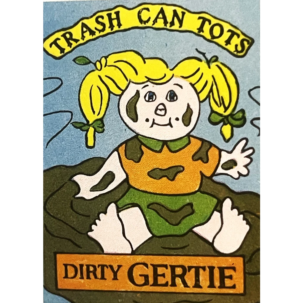 Vintage 1980s 🗑️ Trash Can Tots Stickers Madballs and Garbage Pail Kids Inspired - 10 Collectibles Antique