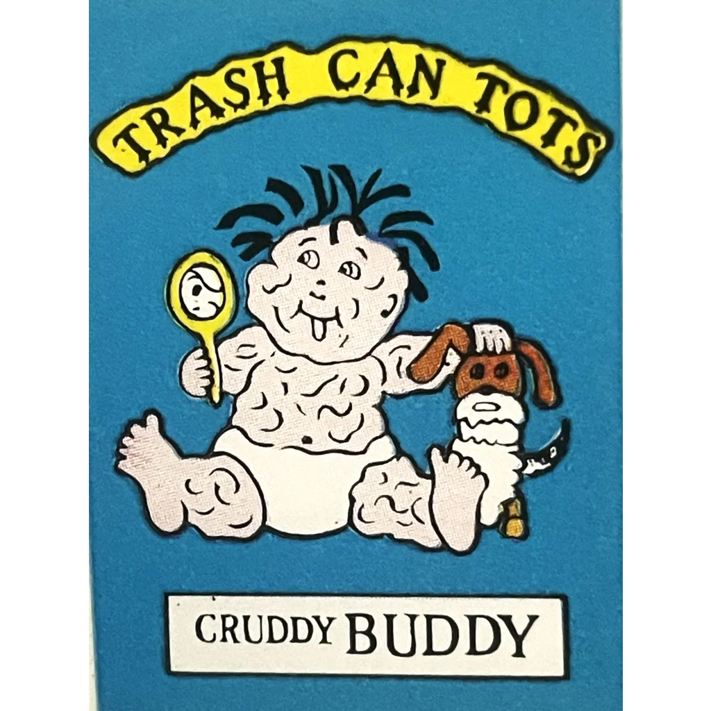 Vintage 1980s 🗑️ Trash Can Tots Stickers Madballs and Garbage Pail Kids Inspired - 8 Collectibles Antique Gifts