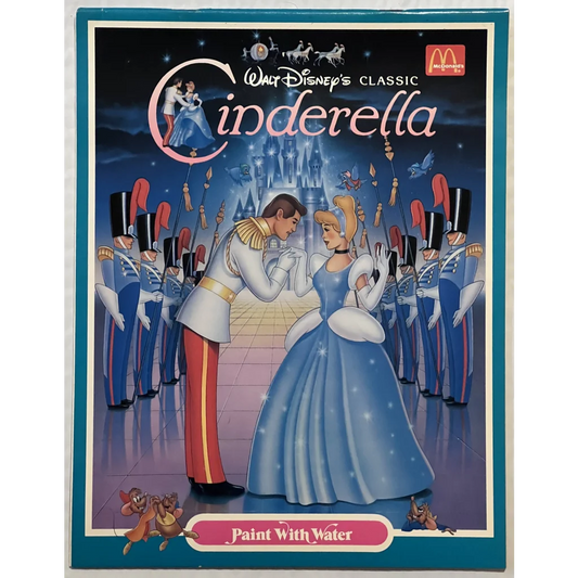 Vintage 1980s Walt Disney and McDonald’s Cinderella Paint with Water Book Collectibles Antique Collectible Items