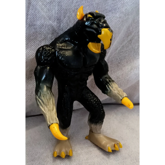 Vintage 1983 TSR Hook Horror action figure with black yellow fur horns claws