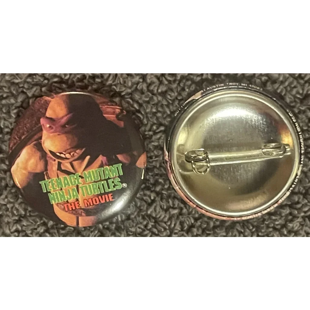 Rare Teenage Mutant Ninja Turtles movie pin for collectors and fans of the franchise