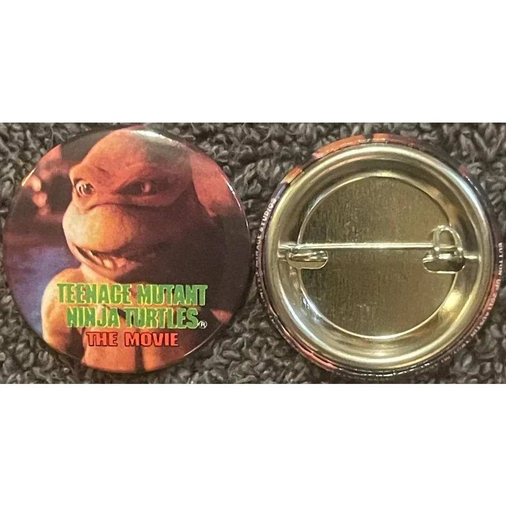 Vintage 1990 Teenage Mutant Ninja Turtles Movie Pin Michelangelo Tmnt Advertisements and Antique Gifts Home page