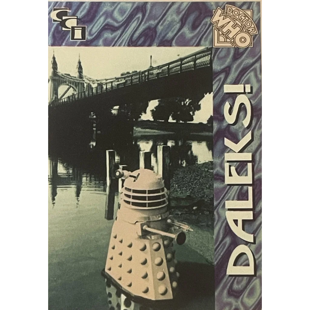 Vintage 1990s Doctor Who Daleks! Trading Card 1 Terrorizing the Dr Since 1963! Collectibles Antique Collectible Items
