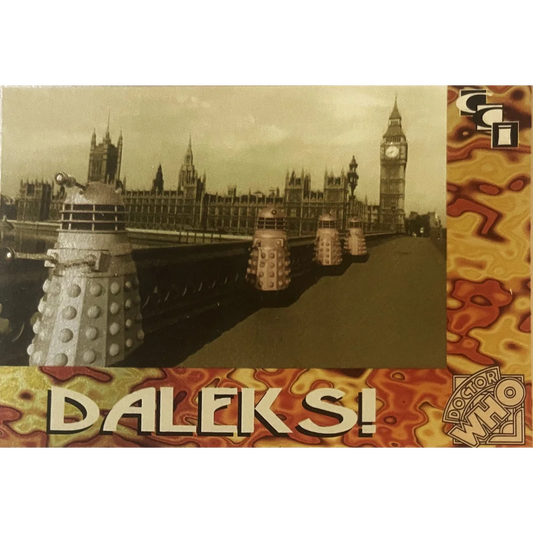 Vintage 1990s Doctor Who Daleks! Trading Card 2 Terrorizing the Dr Since 1963! Collectibles and Antique Gifts Home page