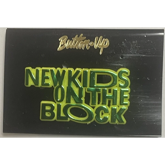 Vintage 1990s 🤩 New Kids on the Block Logo Pin Pinback Boston MA NKOTB Collectibles and Antique Gifts Home page Pin: