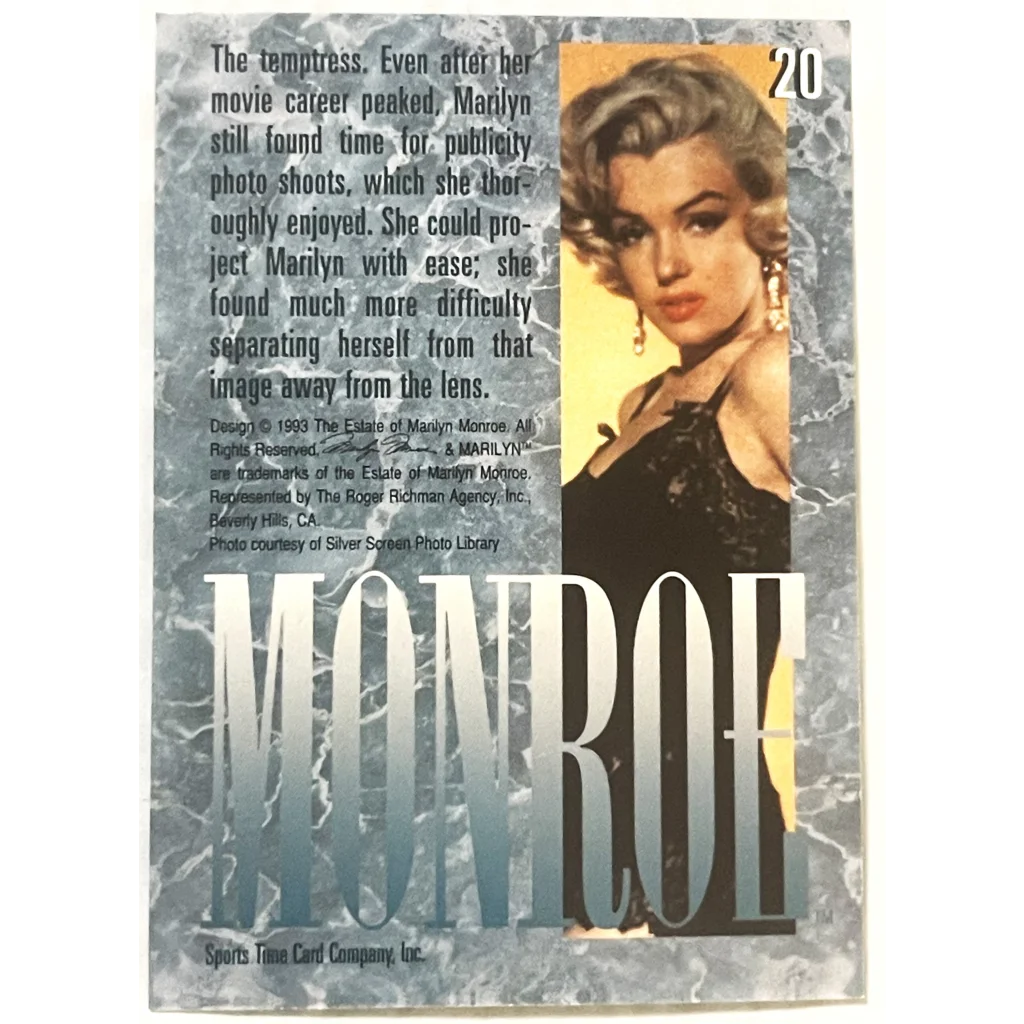 1993 Marilyn Monroe 100 Card Set 💋 NOS Sports Time – Vintage and