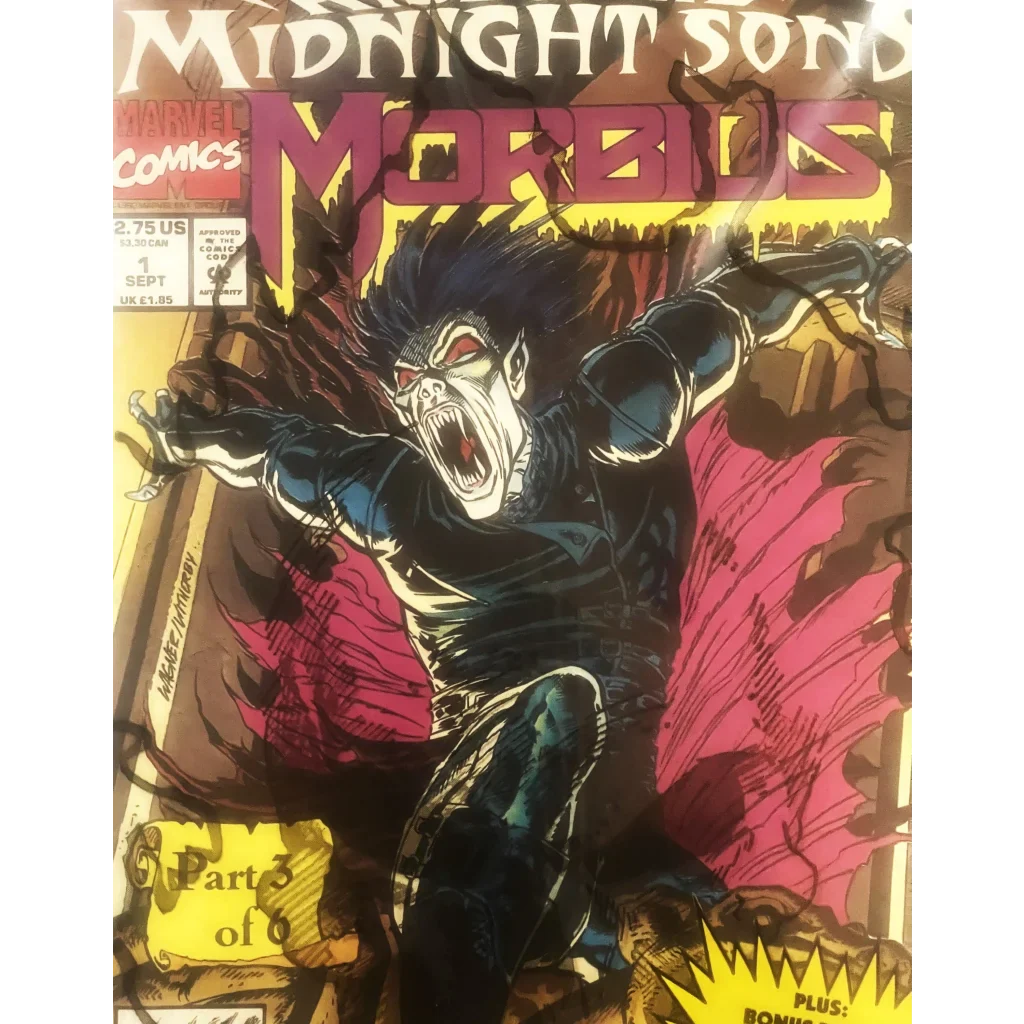 Vintage 1990s Morbius 🧛 Living Vampire #1 Collectors’ Edition Factory Sealed! Collectibles Rare - Marvel Comics