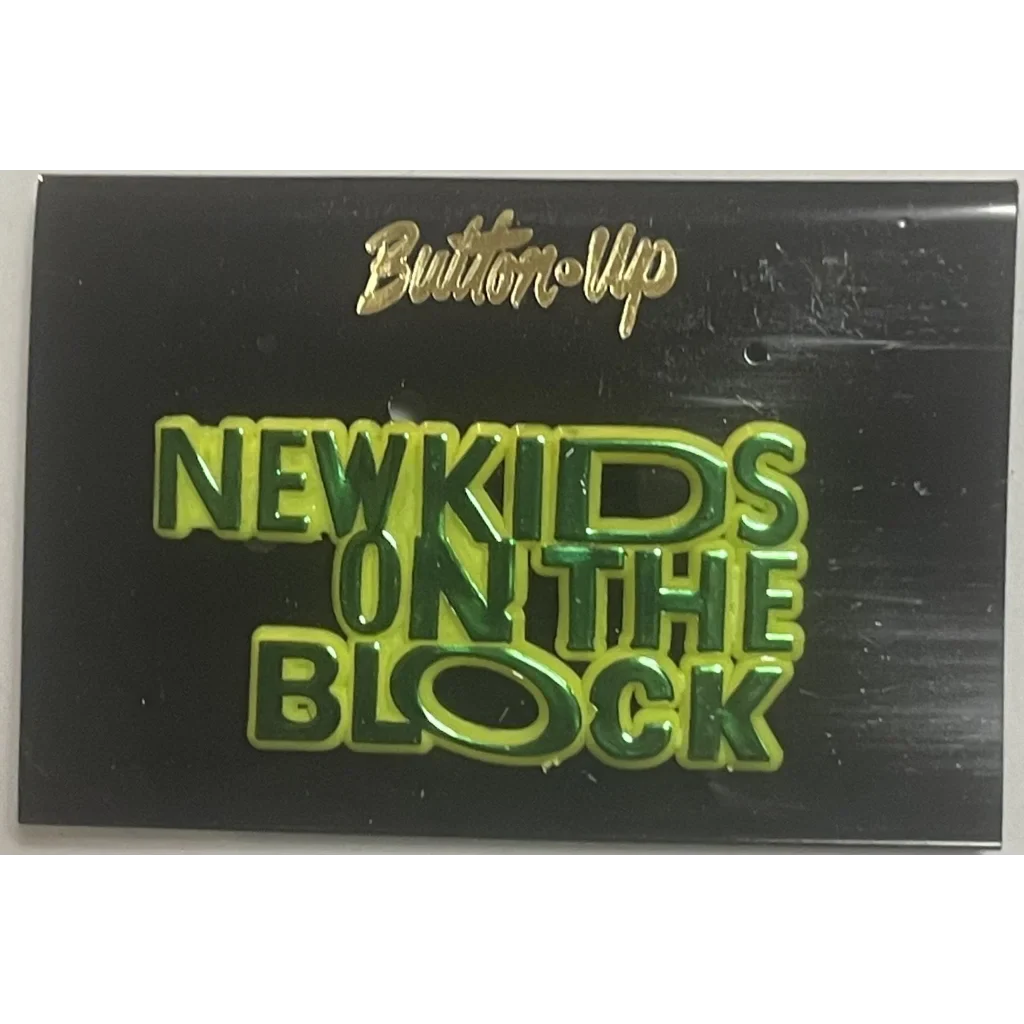 Vintage 1990s 🤩 New Kids on the Block Logo Pin Pinback Boston MA NKOTB Collectibles Pin: Iconic Gem!