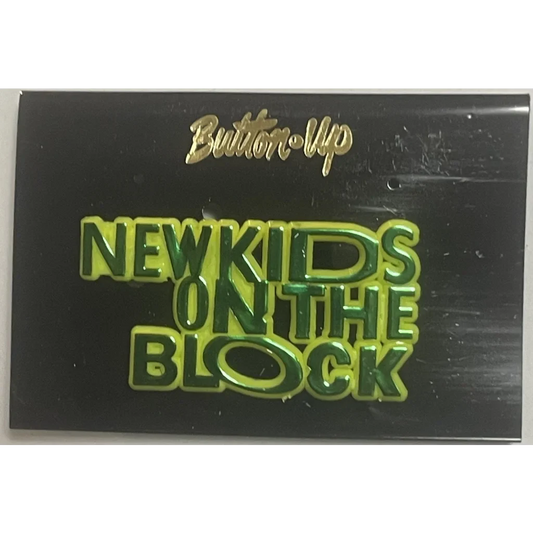 Vintage 1990s 🤩 New Kids on the Block Logo Pin Pinback Boston MA NKOTB Collectibles Pin: Iconic Gem!