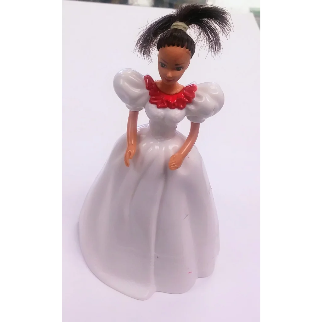 Vintage 1991 McDonald’s Happy Meal Toy: White Porcelain Barbie Bride Doll