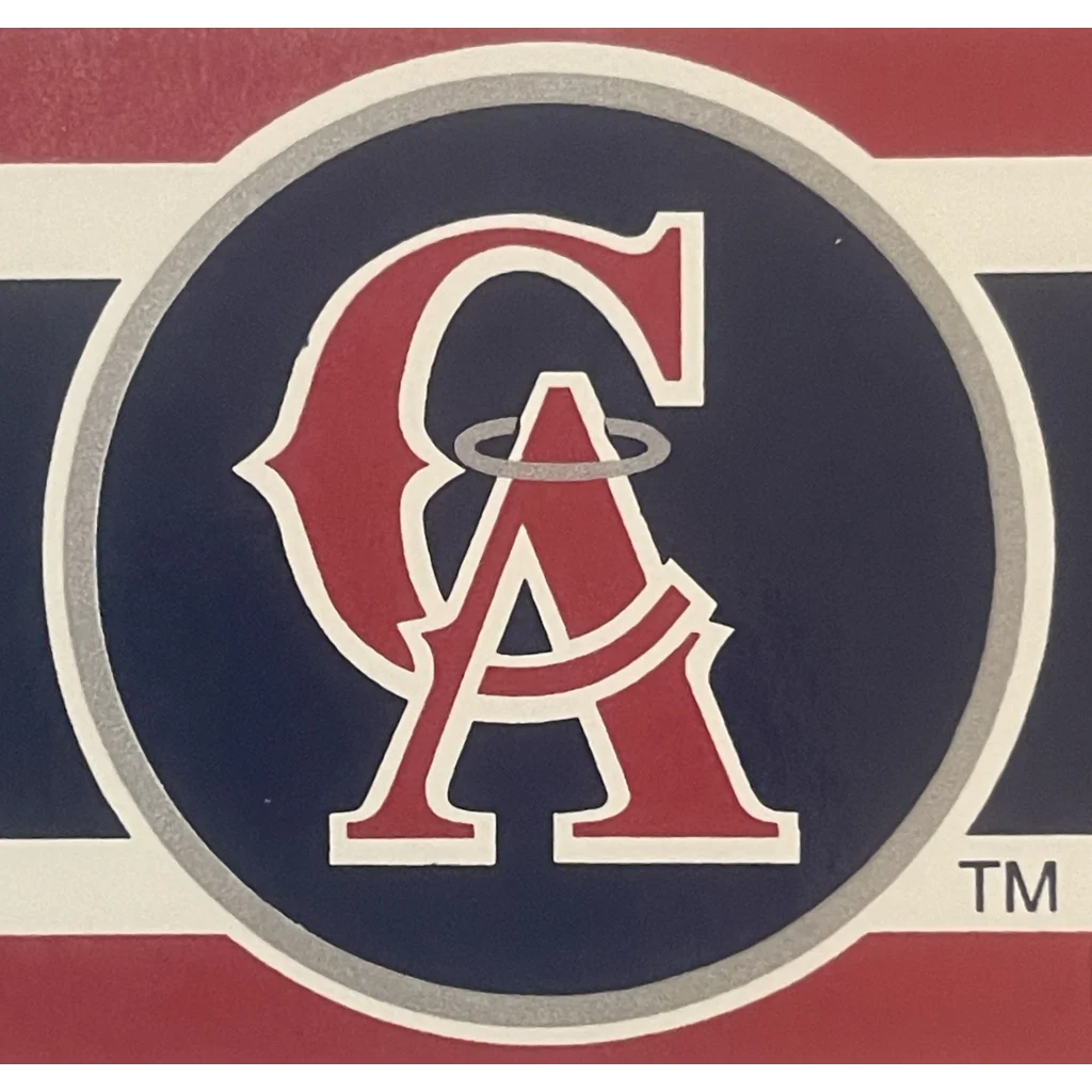 Vintage 1993 - 1996 MLB ⚾ Officially Licensed California Angels Bumper Sticker Collectibles Antique Collectible Items
