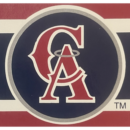 Vintage 1993 - 1996 MLB ⚾ Officially Licensed California Angels Bumper Sticker Collectibles Antique Collectible Items