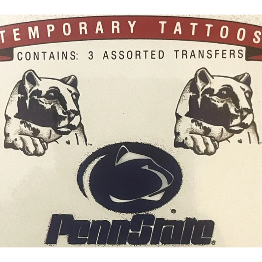 Vintage 1994 🏈 NCAA College Football Penn State Nittany Lions Temporary Tattoos Collectibles Exclusive – A Blast
