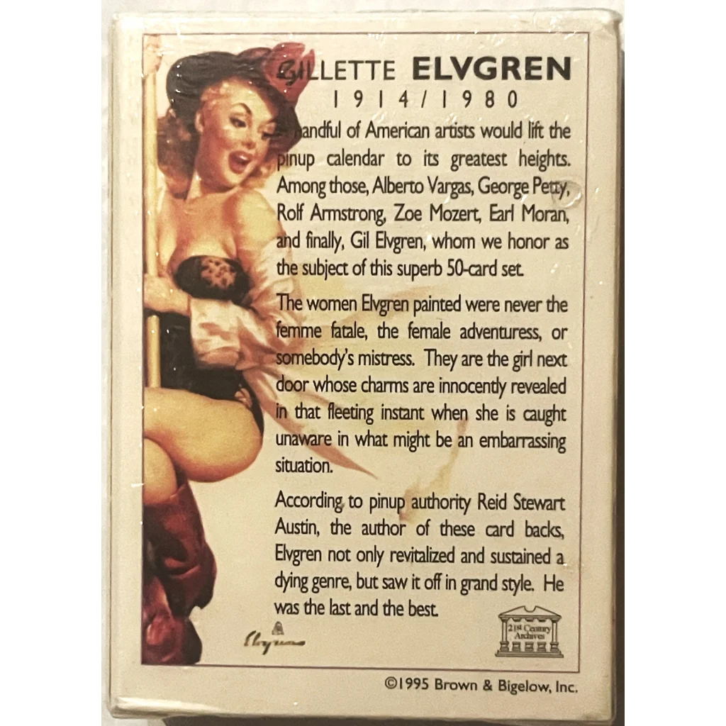 Vintage 1995 Gil Elvgren Pin-Ups Collectible Trading Card Complete Set Sealed! Collectibles - Sealed & Exciting!