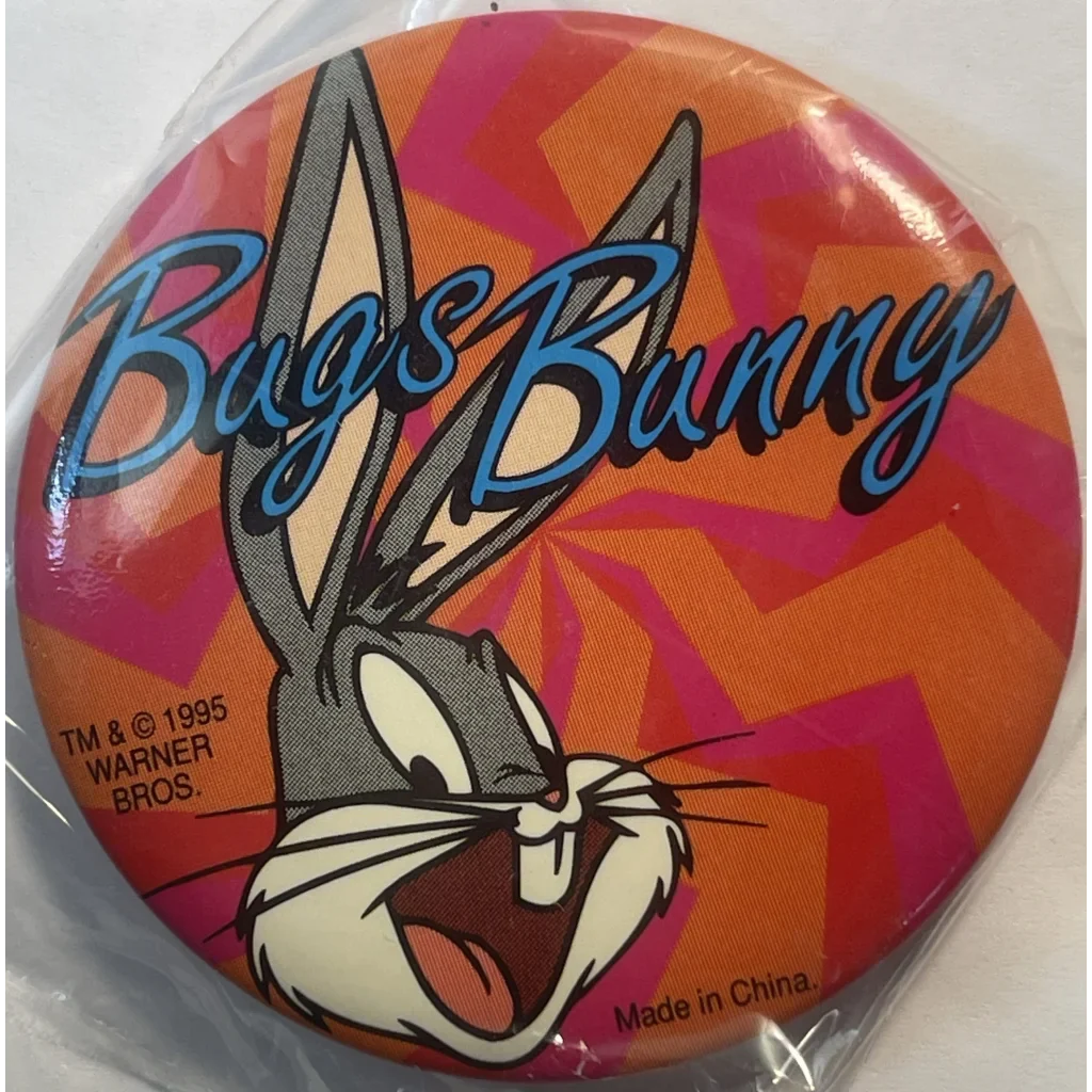 Vintage 1995 Looney Tunes Pin Bugs Bunny Unopened in Package! Collectibles Rare Pin: Unopened!