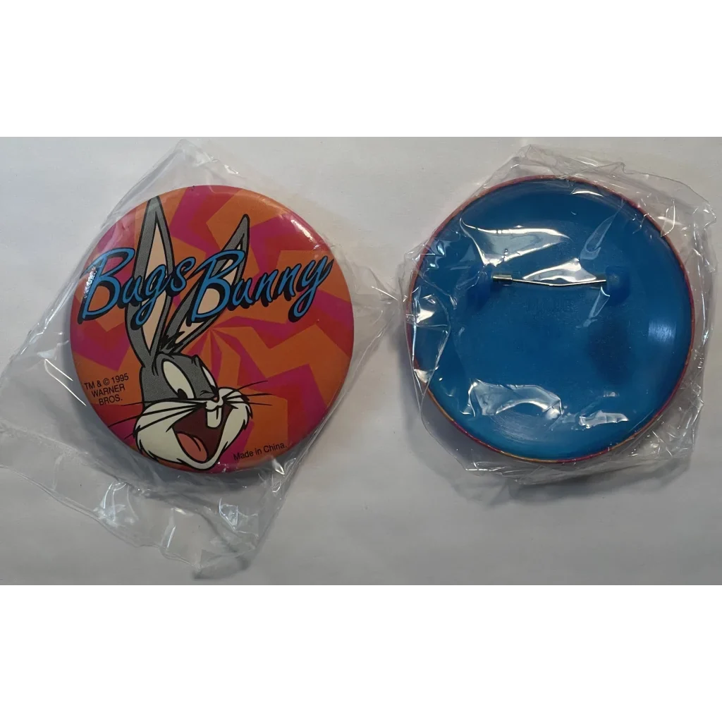 Vintage 1995 Looney Tunes Pin Bugs Bunny Unopened in Package! Collectibles Rare Pin: Unopened!