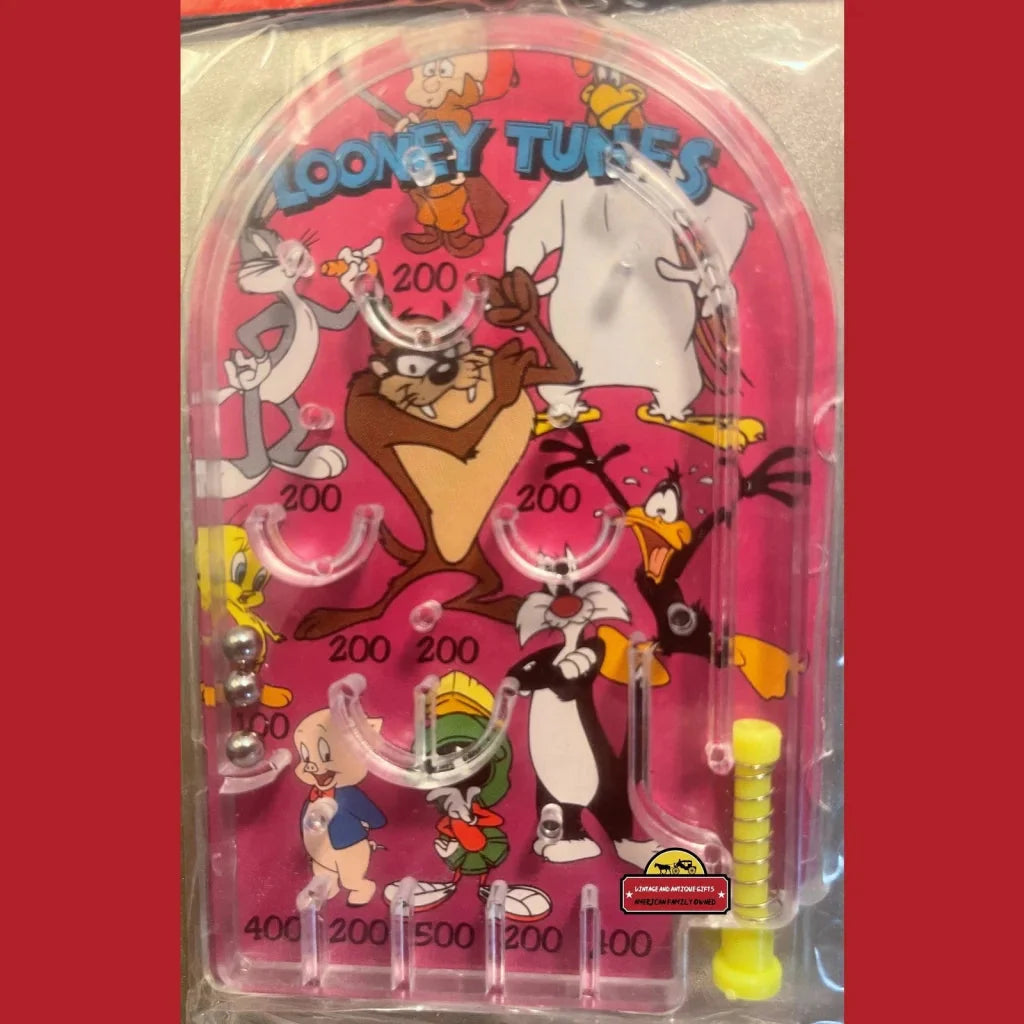Vintage 1997 Looney Tunes Pinball Game Bugs Bunny Porky Pig Daffy Duck Elmer Fudd Advertisements Game: