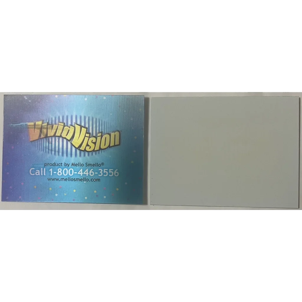 Promotional sign for Thrivision with phone number next to Rare Star Trek Enterprise Hologram