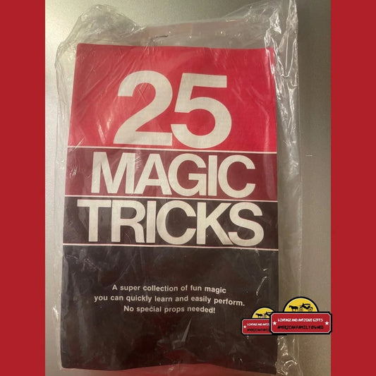 Vintage 25 Magic Tricks Kit Unopened Original Packaging 1970s Advertisements Antique Collectible Items | Memorabilia