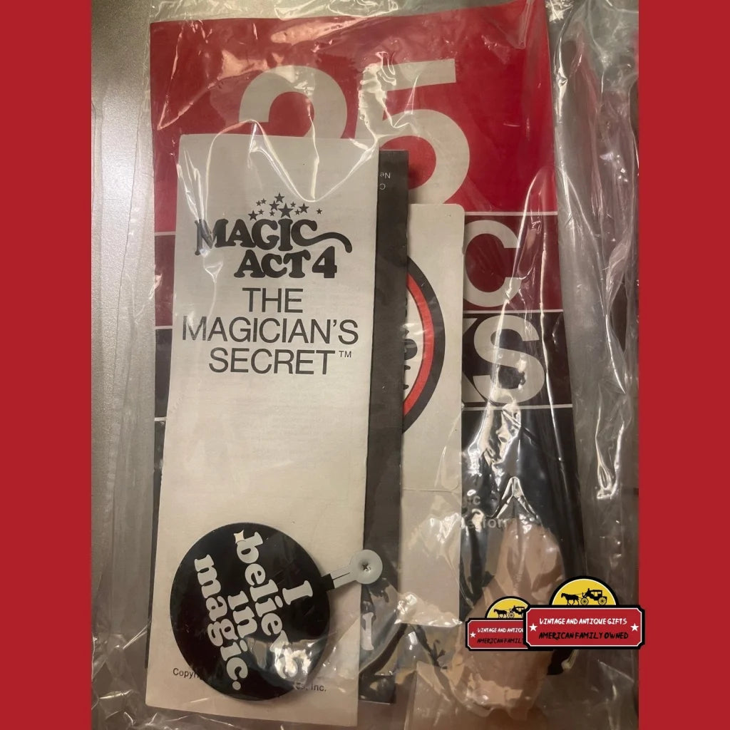 Vintage 25 Magic Tricks Kit Unopened Original Packaging 1970s - Advertisements - Antique Misc. Collectibles