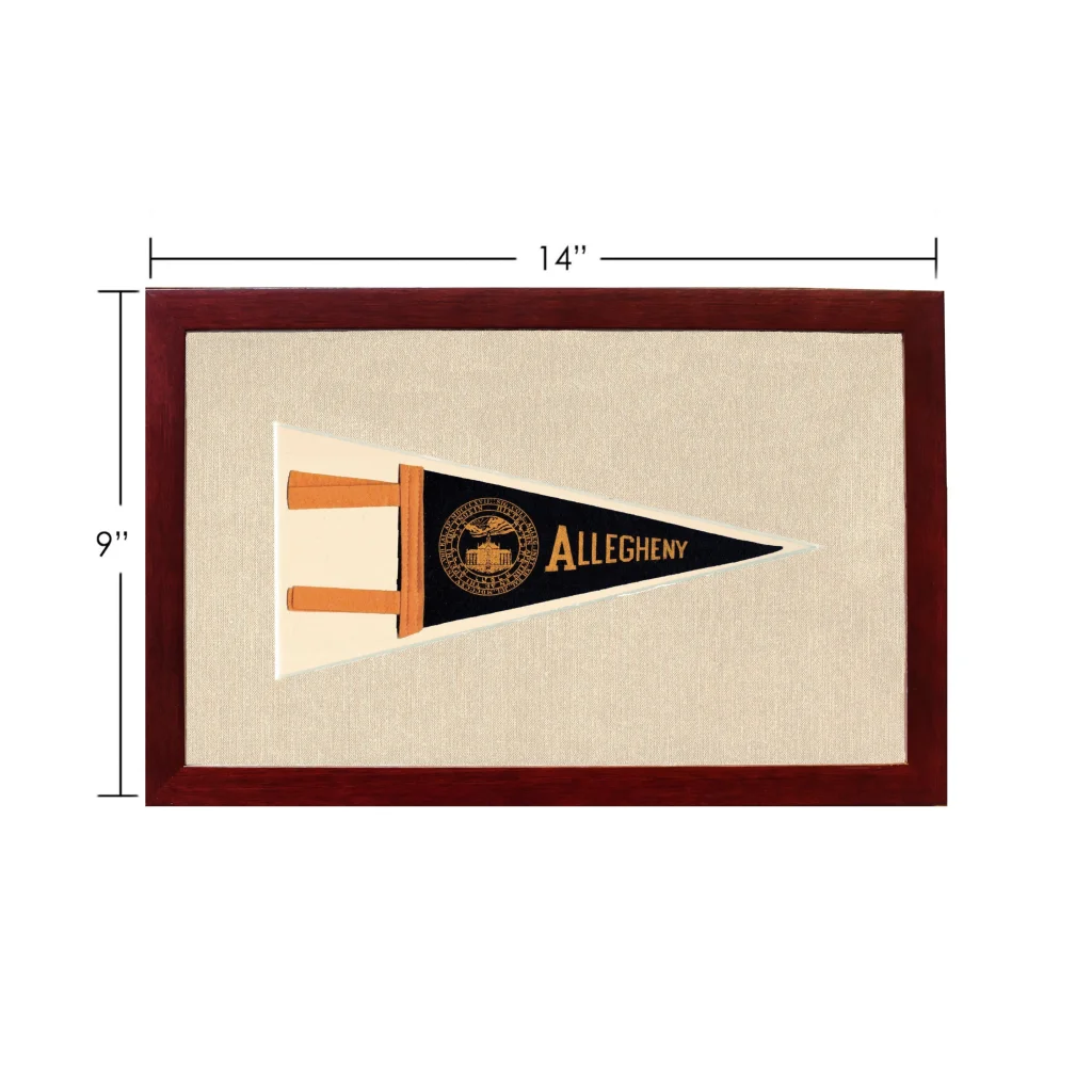 Vintage Allegheny College Pennant | Vintage Americana Sports Memorabilia | vintageantiquesgifts.com