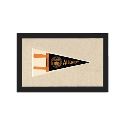 Vintage Allegheny College Pennant | Americana Memories | vintageantiquesgifts.com