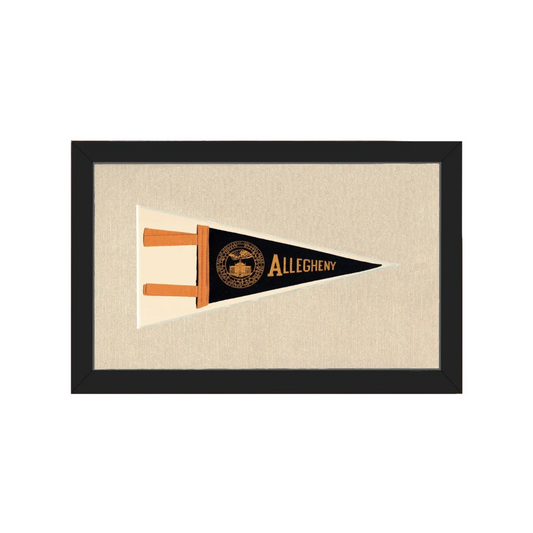 Vintage Allegheny College Pennant | Americana Memories | vintageantiquesgifts.com