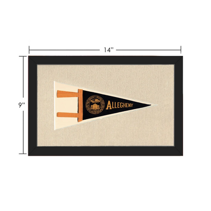 Vintage Allegheny College Pennant | Vintage Collectible Sports Pennant | vintageantiquesgifts.com